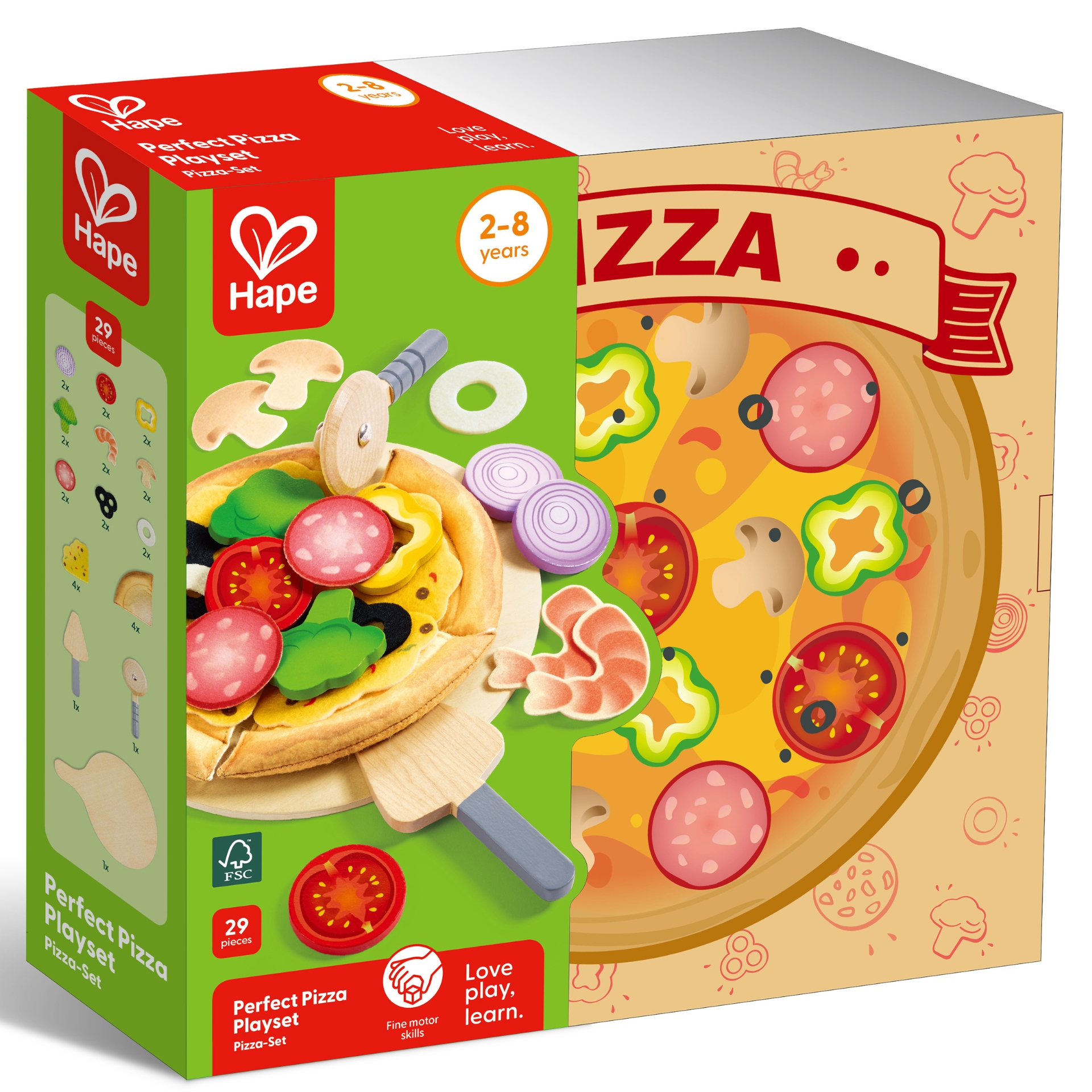 E3173_22 Jucarie - Set de gatit pizza (29 piese) - imagine 1