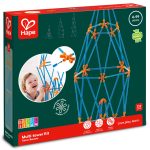 Jucarie din bambus Flexistix - Kit cu mai multe turnuri (132 piese)