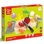 Jucarie din lemn - Alimente de baza de taiat