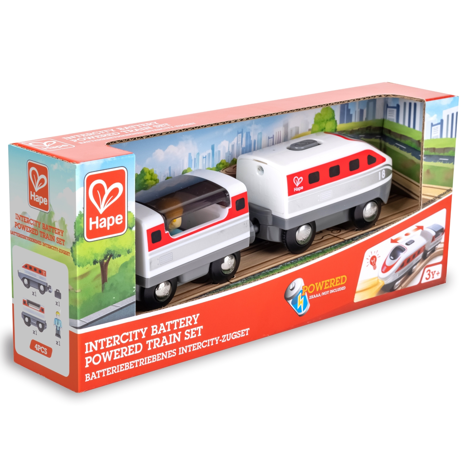 E3774_22 Jucarie - Tren Intercity alimentat cu baterii - imagine 1