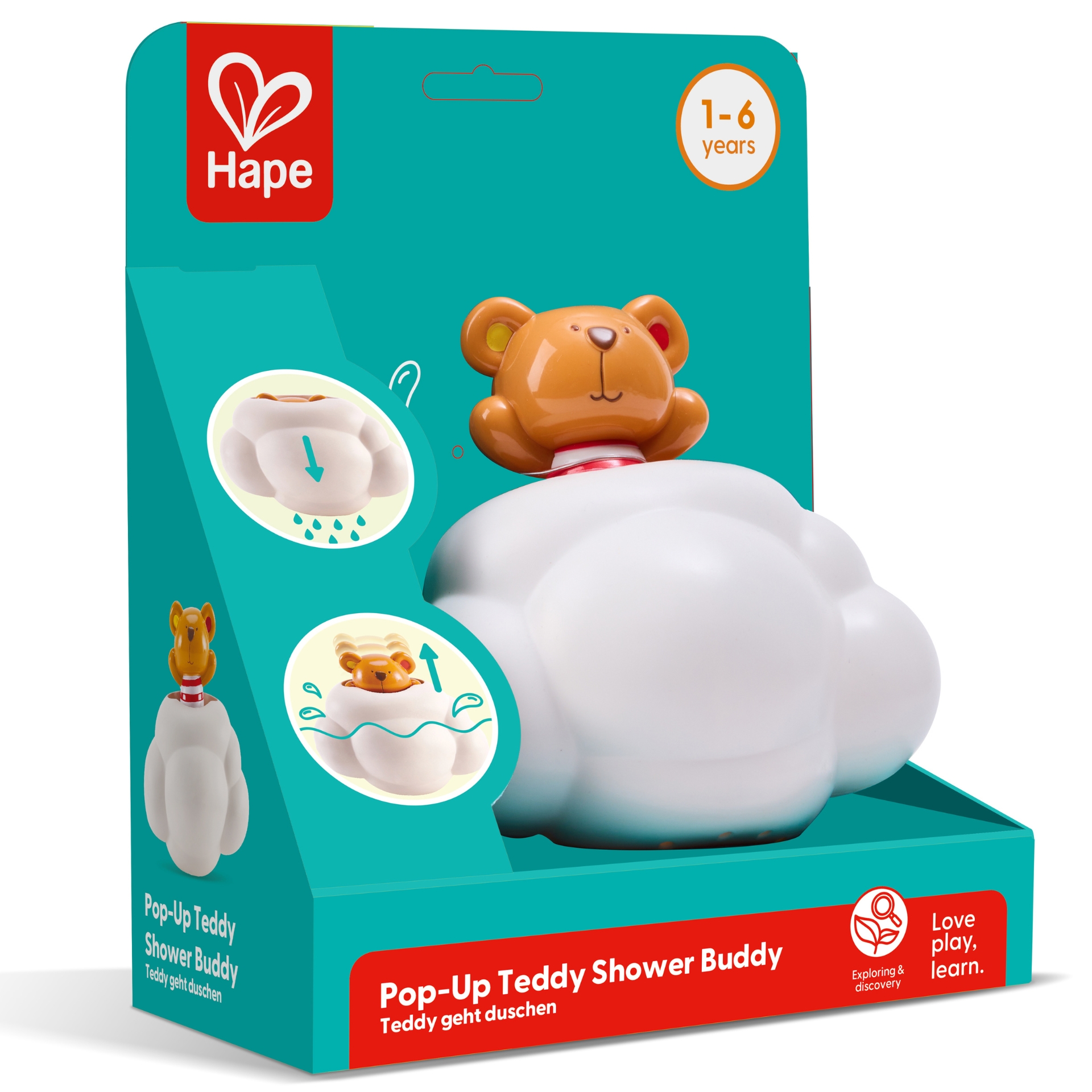 E0202_22 Jucarie de baie - Pop-Up Teddy - imagine 1
