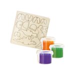 Set creativ - Schelete de dinozauri din lemn si plastilina - imagine 2