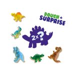 Plastilina colorata pentru copii cu dinozauri surpriza - imagine 2