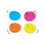 Plastilina colorata vegana pentru copii SES Happy 4 x 90 gr - imagine 3