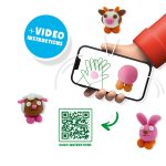 Plastilina colorata vegana FunDo - Animale de la ferma (3 x 90 gr - 1 x 40 gr) - imagine 3