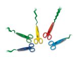 Set de foarfece zig-zag de jucarie pentru copii - imagine 2