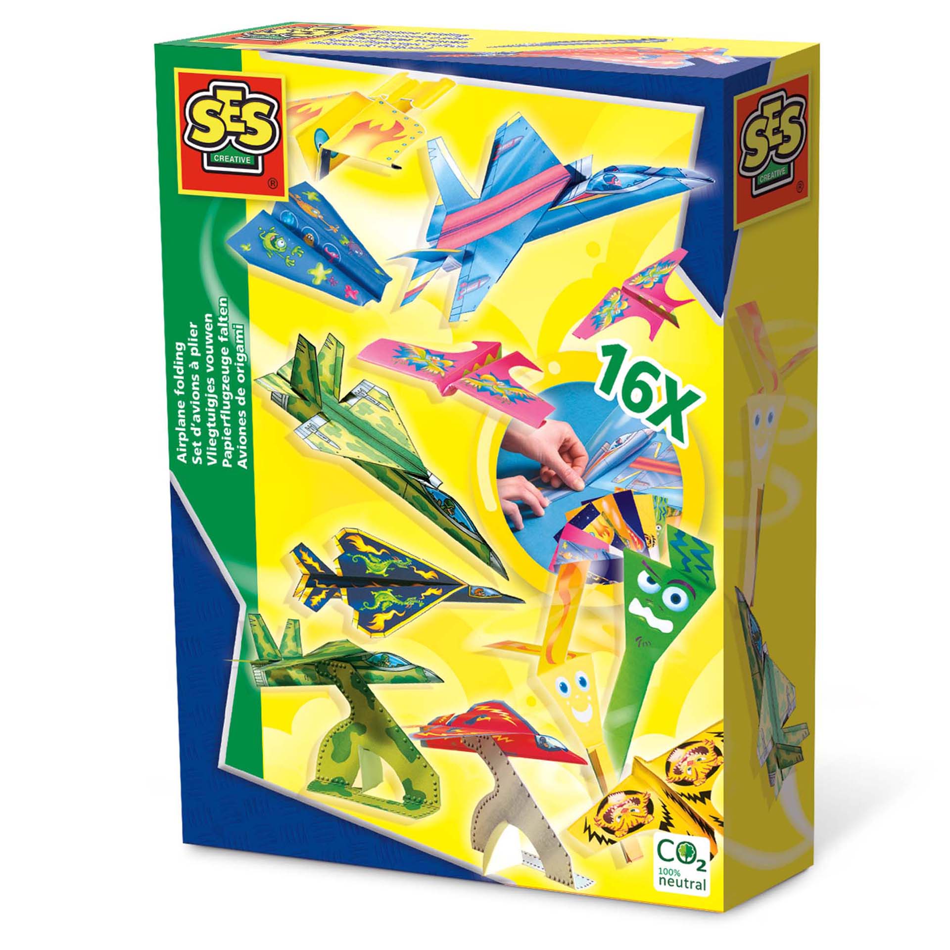 008521 Set creativ de jucarie - Avioane din hartie - imagine 1
