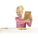 Set constructie copii - Jucarie de indemanare cu ciocan si cuie - Hammer Tic Fantezie - imagine 2