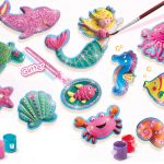 Set creativ mulaj si pictura - Figurine ocean - imagine 5