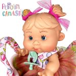 Papusa Nines D'Onil, Colectia Pepotin Canastilla, cu miros de vanilie, 21 cm - imagine 3