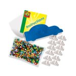 Set creativ Beedz - Margele de calcat Masina Glow in the Dark - imagine 2