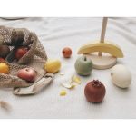 Jucarie din lemn de stivuit - Fructe - imagine 7