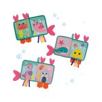 Jucarie de baie - Carte din neopren cu cozi - imagine 2