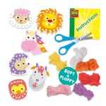 Set creativ - Bucle pufoase - Animale din fire moi - imagine 2