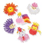 Set creativ - Bucle pufoase - Animale din fire moi - imagine 5