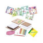 Set de lucru manual cu presa de flori pentru copii - imagine 2