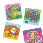 Set creativ - Invat sa decupez si sa lipesc, animale - imagine 2