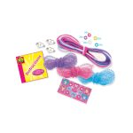 Set creativ pentru copii - Bratari cu margele, sclipici si accesorii decorative - imagine 3