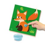My first - Set creativ de lipit cozi la animale - imagine 3