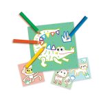My first - Set pictura cu degete, colorare si lipirea formelor 3 in 1 - imagine 4