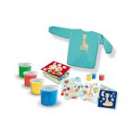 Girafa Sophie - Set acuarele pentru degetele cu planse si sort - imagine 2