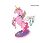 Set creativ pentru copii cu suport de bijuterii cu unicorn si sclipici - imagine 3