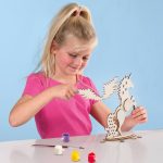 Set creativ pentru copii cu suport de bijuterii cu unicorn si sclipici - imagine 4