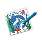 Set creativ - Deseneaza pe numere, 6 planse - imagine 3