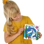Set creativ - Deseneaza pe numere, 6 planse - imagine 5