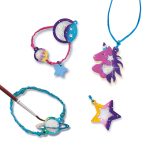 Set creativ copii - Bijuterii cu cristale cu tematica galaxie - imagine 5