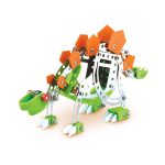 Set de constructie copii - Dinozauri din metal T-rex si Stegosaurus - imagine 5