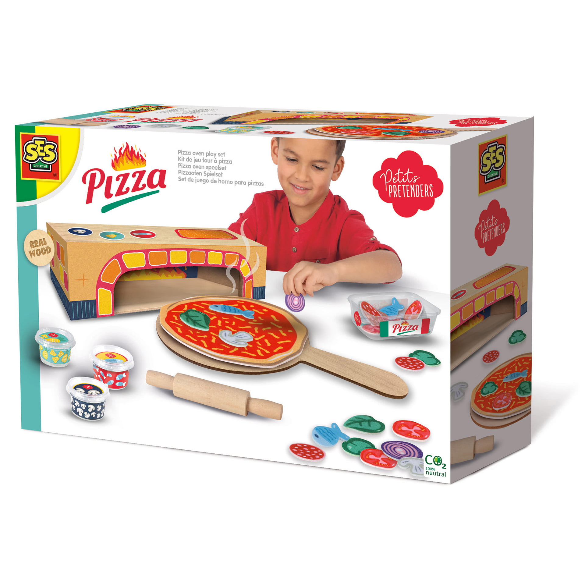 180161 Jucarie - Set cuptor cu pizza - imagine 1