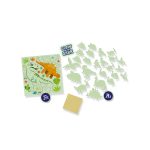 Set autocolante fosforescente cu dinozauri pentru copii - imagine 2