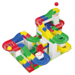 Jucarie de construit pentru copii Marble Run Hubelino (123 piese) - imagine 5