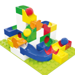 Jucarie copii Marble Run Hubelino - extensie de schimbat directia (43 piese) - imagine 5