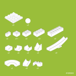 Jucarie copii Marble Run Hubelino - extensie balansoar (45 piese) - imagine 2