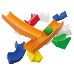 Jucarie copii Marble Run Hubelino - extensie balansoar (45 piese) - imagine 3