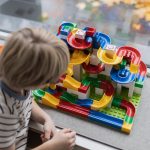Jucarie de construit pentru copii Marble Run Hubelino (213 piese) - imagine 3