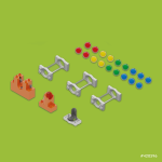 Jucarie copii Marble Run Hubelino - extensie lift pentru bile (24 piese) - imagine 2
