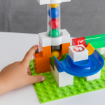 Jucarie copii Marble Run Hubelino - extensie lift pentru bile (24 piese) - imagine 3