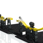 Jucarie Marble Run Pi tunuri magnetice Hubelino (70 piese) - imagine 4