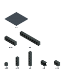 Jucarie Piese de constructie Set M Hubelino (78 piese) - imagine 3