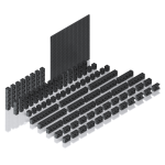 Jucarie Piese de constructie Set M Hubelino (78 piese) - imagine 2