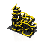 Jucarie copii Hubelino Marble Run Pi Starter Set (214 piese) - imagine 2