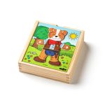 Puzzle din lemn - Imbraca catelul - imagine 2