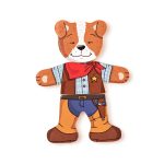Puzzle din lemn - Imbraca catelul - imagine 3