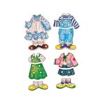 Puzzle din lemn - Imbraca fetita - imagine 3