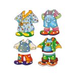 Puzzle din lemn - Imbraca baietelul - imagine 3