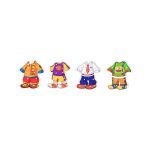 Puzzle din lemn - Imbraca baietelul - imagine 2
