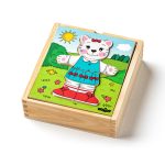 Puzzle din lemn - Imbraca pisica - imagine 9